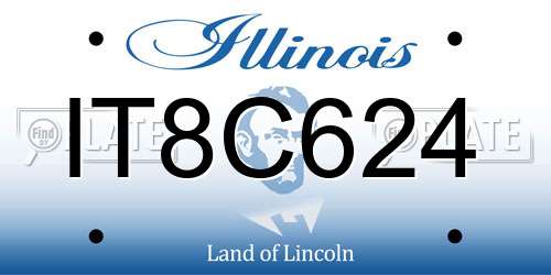 IT8C624 Illinois License Plate