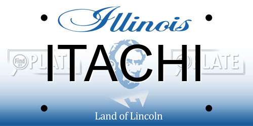 ITACHI Illinois License Plate