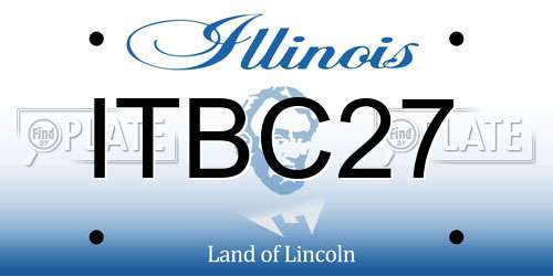 ITBC27 Illinois License Plate