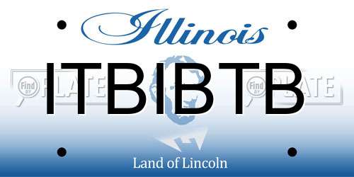 ITBIBTB Illinois License Plate