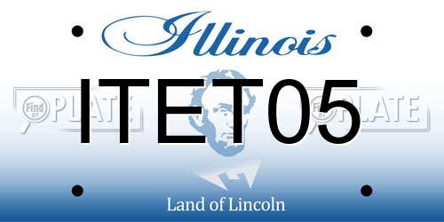 ITET05 Illinois License Plate