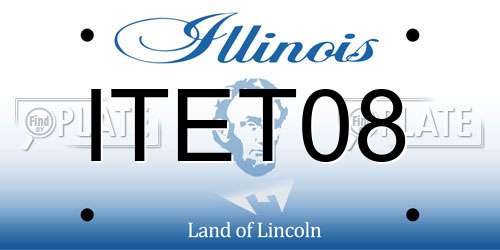 ITET08 Illinois License Plate