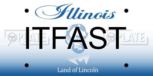 ITFAST Illinois License Plate