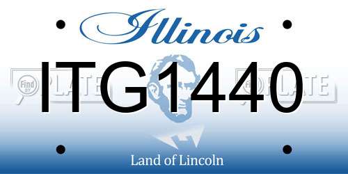 ITG1440 Illinois License Plate