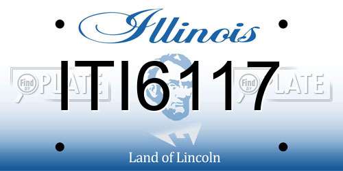 ITI6117 Illinois License Plate