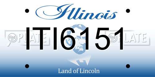 ITI6151 Illinois License Plate