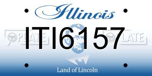 ITI6157 Illinois License Plate