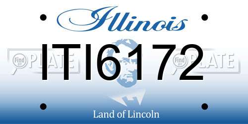 ITI6172 Illinois License Plate