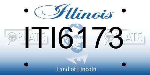 ITI6173 Illinois License Plate
