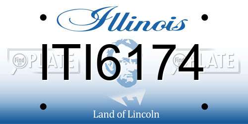ITI6174 Illinois License Plate