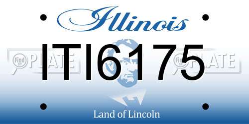 ITI6175 Illinois License Plate