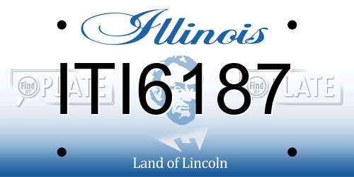 ITI6187 Illinois License Plate