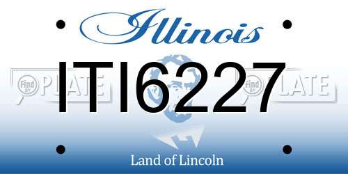 ITI6227 Illinois License Plate