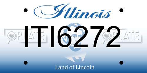 ITI6272 Illinois License Plate