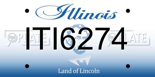 ITI6274 Illinois License Plate