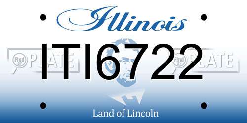 ITI6722 Illinois License Plate