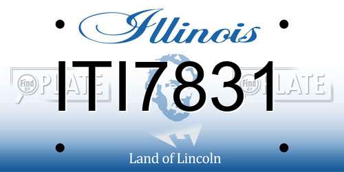 ITI7831 Illinois License Plate