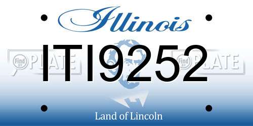 ITI9252 Illinois License Plate