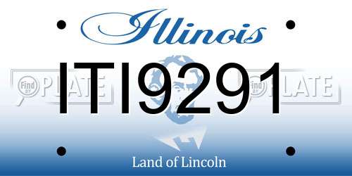ITI9291 Illinois License Plate
