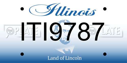 ITI9787 Illinois License Plate