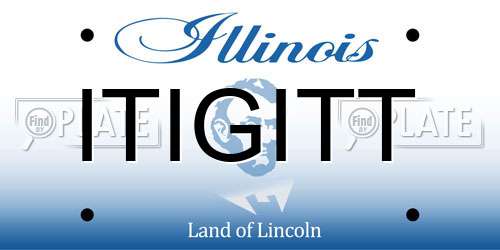 ITIGITT Illinois License Plate