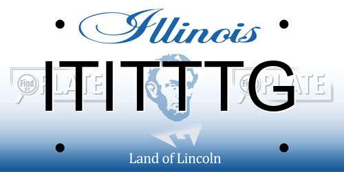 ITITTTG Illinois License Plate