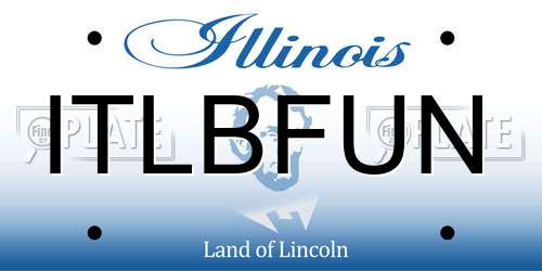 ITLBFUN Illinois License Plate