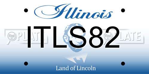 ITLS82 Illinois License Plate