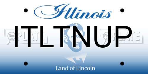 ITLTNUP Illinois License Plate