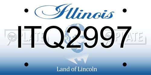 ITQ2997 Illinois License Plate