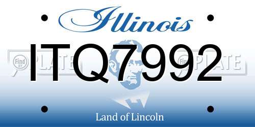 ITQ7992 Illinois License Plate