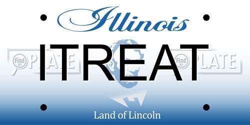 ITREAT Illinois License Plate