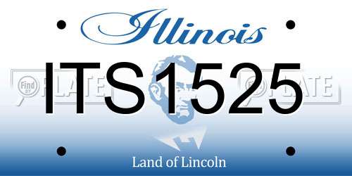 ITS1525 Illinois License Plate