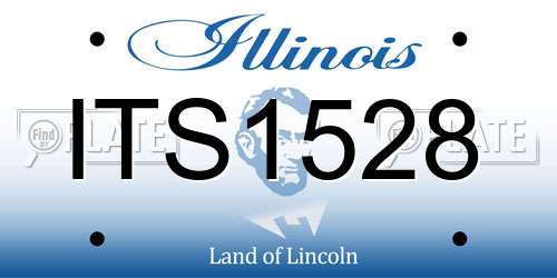 ITS1528 Illinois License Plate