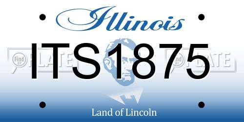 ITS1875 Illinois License Plate