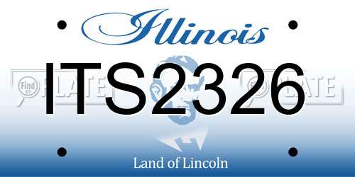 ITS2326 Illinois License Plate