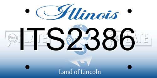 ITS2386 Illinois License Plate