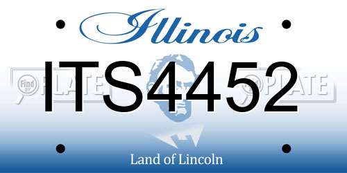 ITS4452 Illinois License Plate