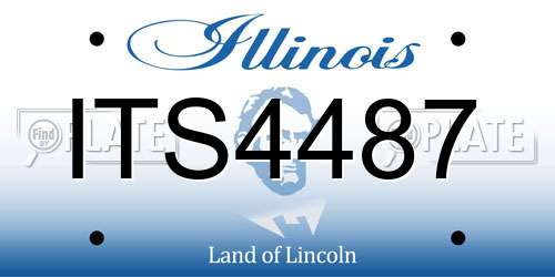ITS4487 Illinois License Plate