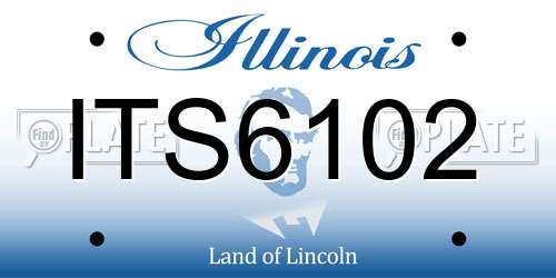 ITS6102 Illinois License Plate