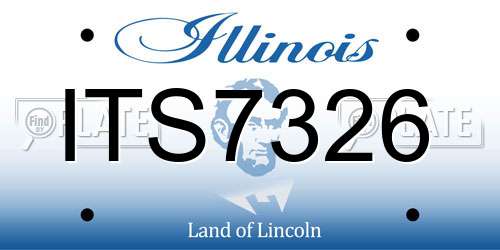 ITS7326 Illinois License Plate