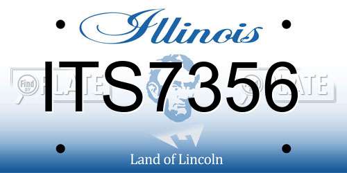 ITS7356 Illinois License Plate