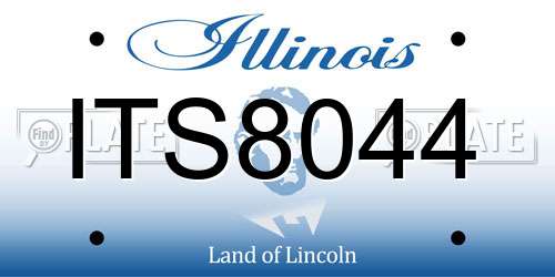 ITS8044 Illinois License Plate