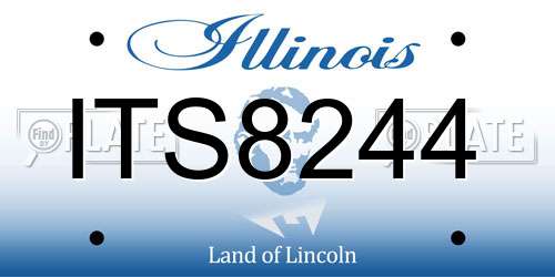 ITS8244 Illinois License Plate