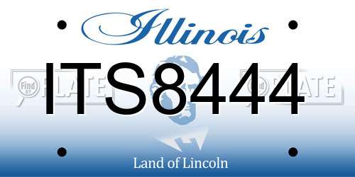 ITS8444 Illinois License Plate