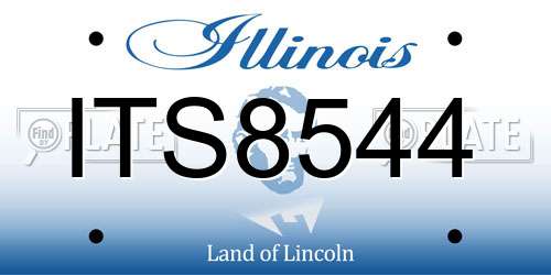 ITS8544 Illinois License Plate
