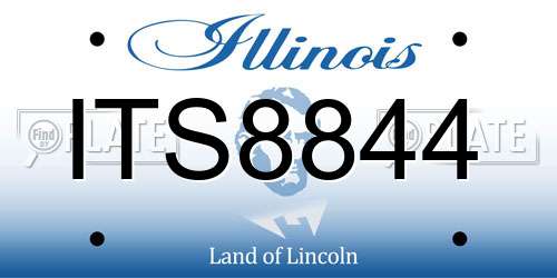 ITS8844 Illinois License Plate