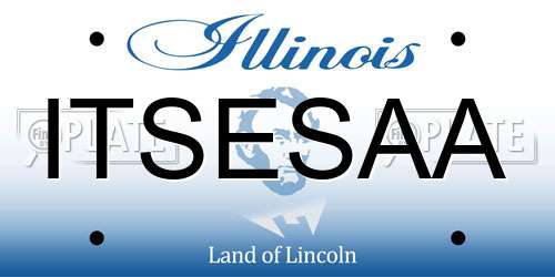 ITSESAA Illinois License Plate