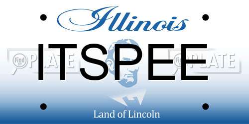 ITSPEE Illinois License Plate