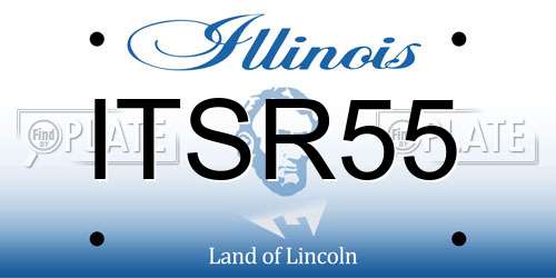 ITSR55 Illinois License Plate